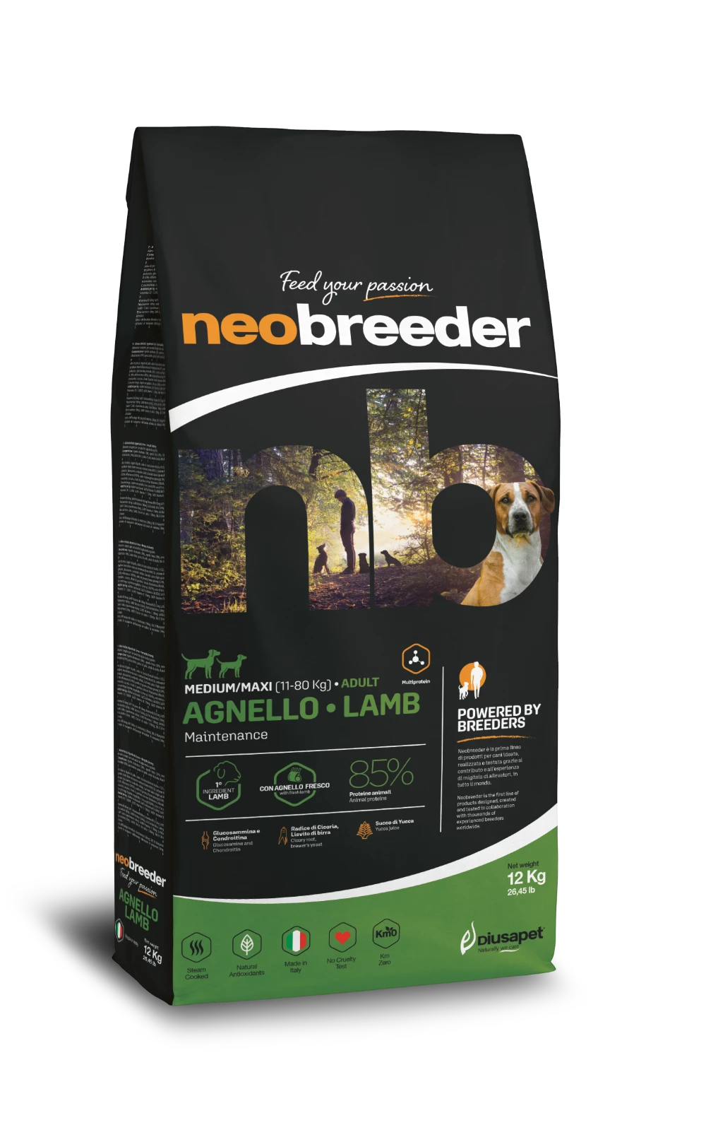 NEOBREEDER DOG ADULT LAMB MEDIUM MAXI KG 12